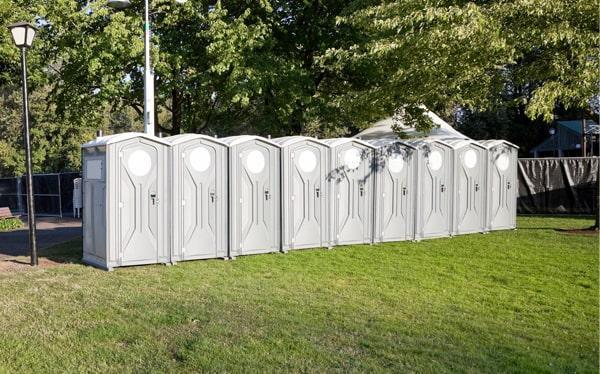 the number of special event portable restrooms needed depends on the size and type of event, but our crew can help determine the appropriate number based on attendance and period