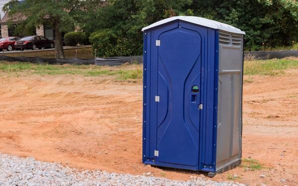 short-term porta potty rentals are thoroughly cleaned and sanitized between rentals